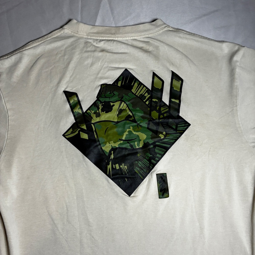 Jordan Zion Williamson Lets Dance Dri-FIT Graphic T-Shirt Tan Mens Small S - Picture 13 of 13